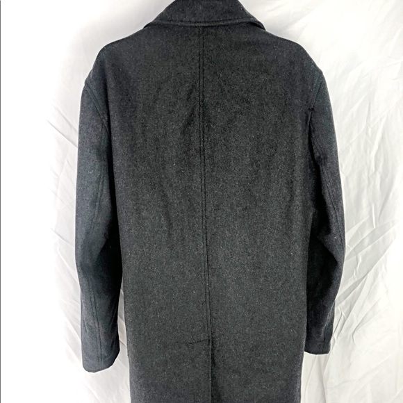 CLAIBORNE- Charcoal Wool Coat - Picture 8 of 11